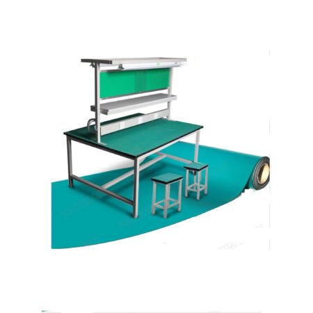 CARPETA ANTIESTATICA 1,20X2MTS EN 2MM VEERDE ANTIDESLIZANTE