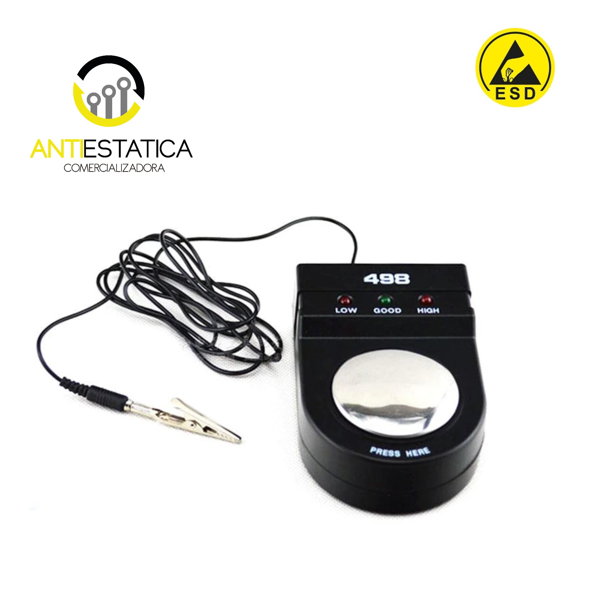 TESTER DE MEDICIÓN DE PULSERA Y CONDUCTIVIDAD ANTIESTATICO 498 -  Antiestatica