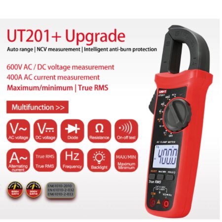 MULTIMETRO UNI-T UT201+ AMPERIMETRO DE TENAZA