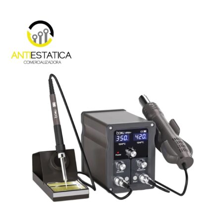 Estacion De Soldar Y Aire Caliente Baku 898a+ Gris Oscuro