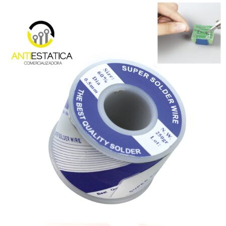 SOLDADURA DE ESTAÑO DE 0.5MM EN 60/40 ROLLO 250GRS