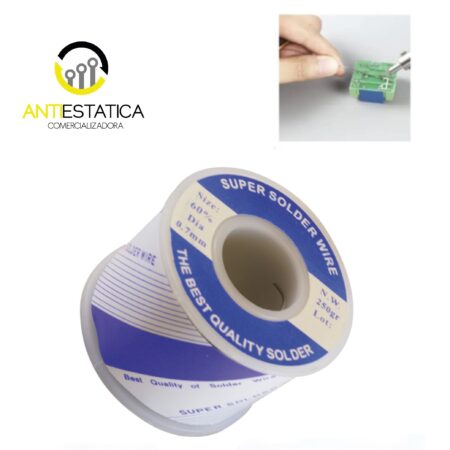 SOLDADURA DE ESTAÑO DE 0.7MM EN 60/40 ROLLO 250GRS
