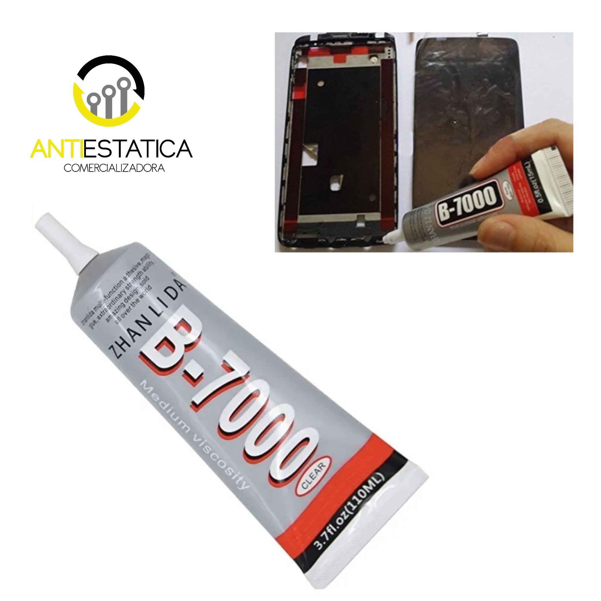 ADHESIVO B-7000 PEGAMENTO PARA TACTIL Y JOYAS 110ML